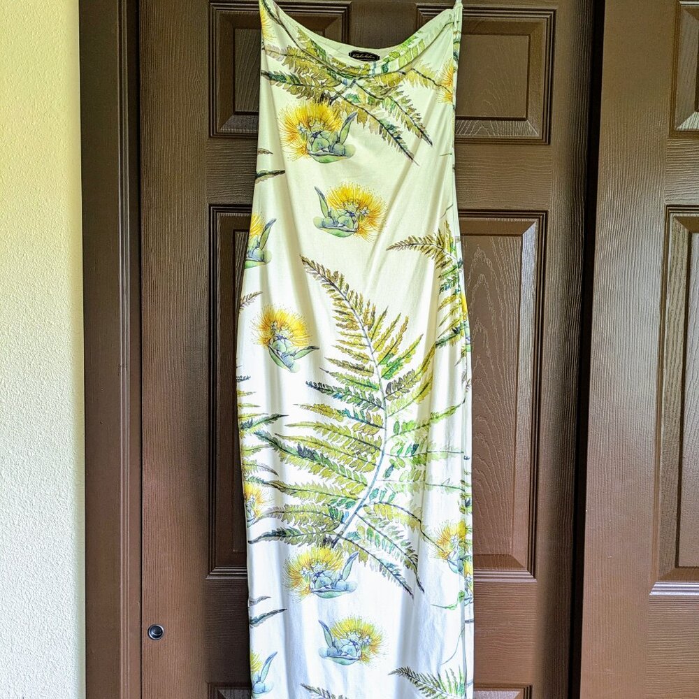 Kahulaleʻa dress Leimakamae in Palapalai and Lehua Mamo